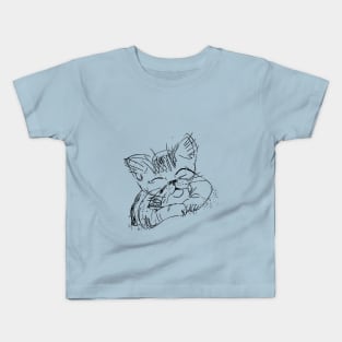 Cute Kitten Smiling Kids T-Shirt